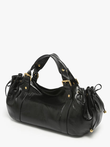 Shoulder Bag Premium Leather Gerard darel Black premium DCS01417 other view 1