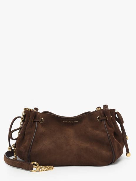Crossbody Bag Premium Leather Gerard darel Brown premium DCS07400