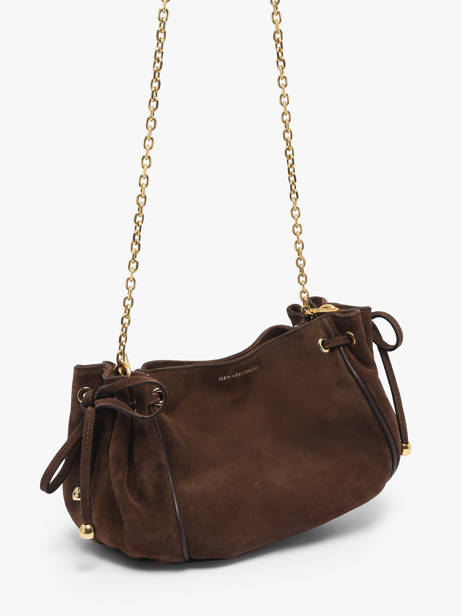 Crossbody Bag Premium Leather Gerard darel Brown premium DCS07400 other view 1