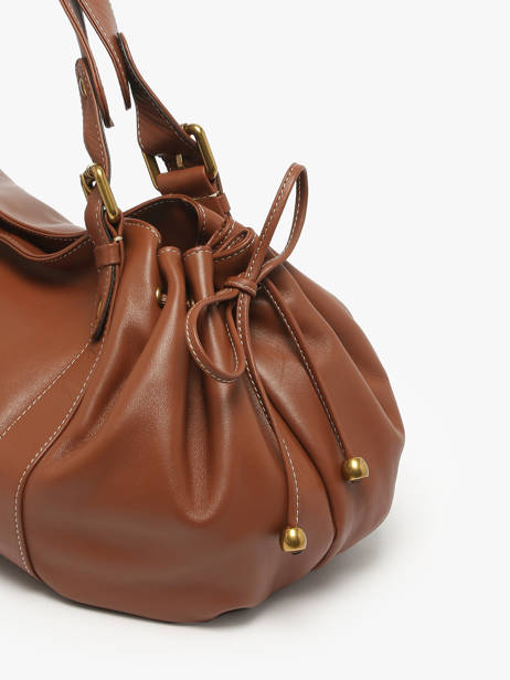 Shoulder Bag Icone Leather Gerard darel Brown icone DCS01410 other view 4