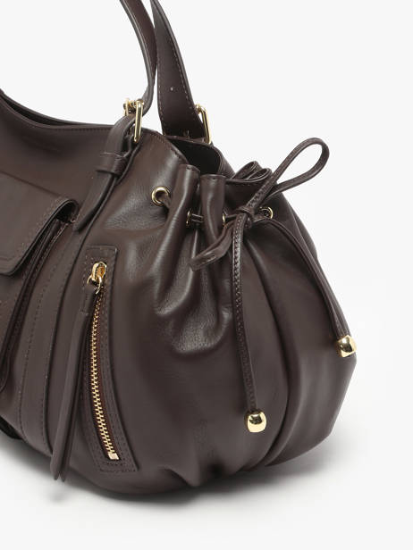 Shoulder Bag Icone Leather Gerard darel Brown icone DCS30410 other view 4