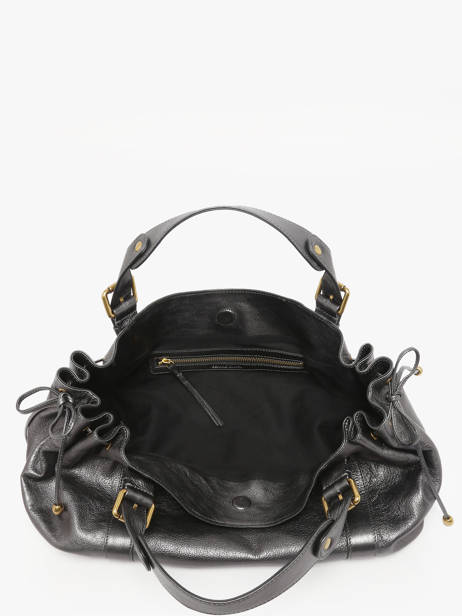 Shoulder Bag Gun Metal Leather Gerard darel Gray gun metal DCS01446 other view 2