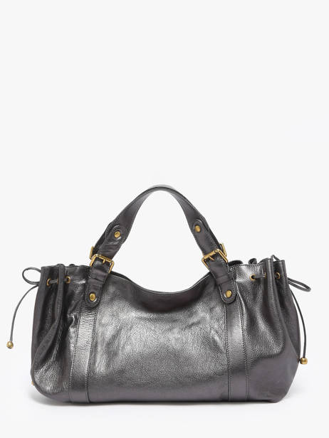 Shoulder Bag Gun Metal Leather Gerard darel Gray gun metal DCS01446 other view 3