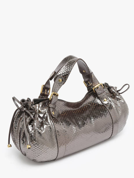 Shoulder Bag Serpent Leather Gerard darel Gray serpent DCS01472 other view 1