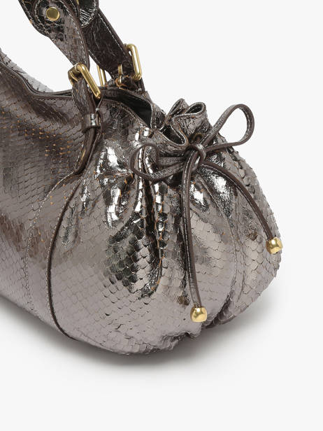 Shoulder Bag Serpent Leather Gerard darel Gray serpent DCS01472 other view 4