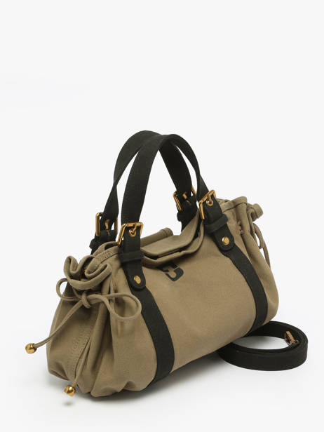 Crossbody Bag Canvas Cotton Gerard darel Green canvas DCS67450 other view 1
