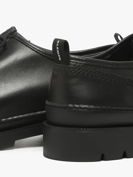 Derby Shoes In Leather Kleman Black men MAJOR other view 2