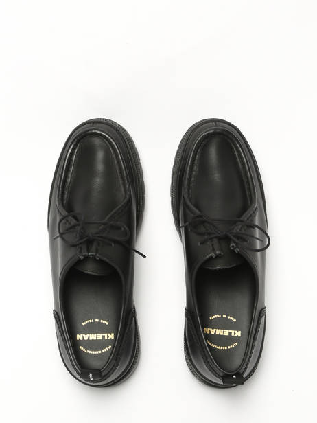 Derby Shoes In Leather Kleman Black men MAJOR other view 3