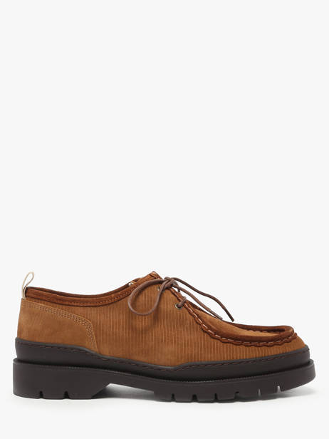 Derby Shoes In Leather Kleman Brown men MAJORV