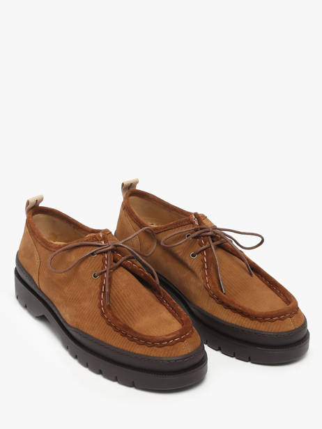 Derby Shoes In Leather Kleman Brown men MAJORV other view 1