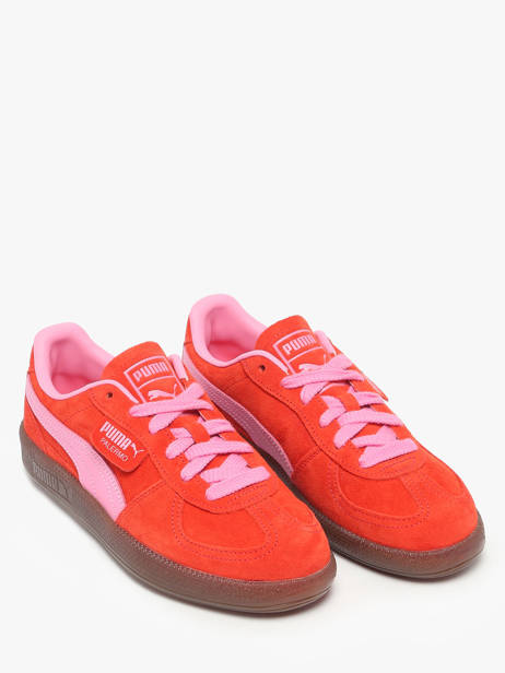 Sneakers In Leather Puma Red women 39646372 other view 1
