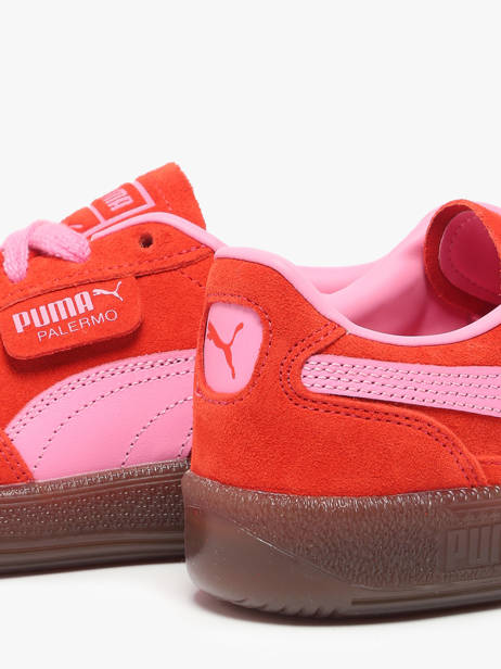Sneakers In Leather Puma Red women 39646372 other view 2