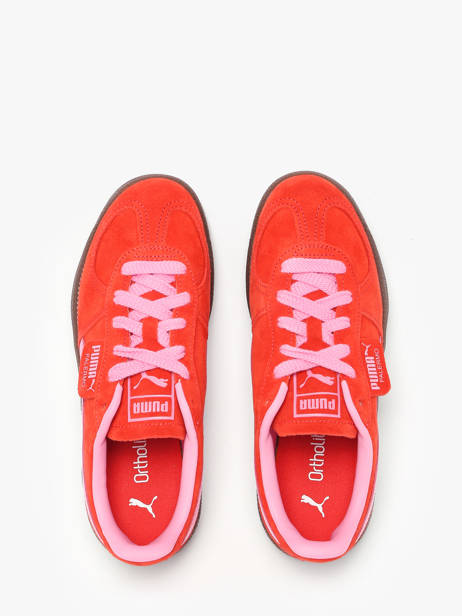 Sneakers In Leather Puma Red women 39646372 other view 3