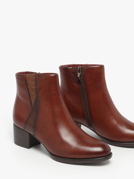 Heeled Boots In Leather Tamaris Brown women 45 other view 1