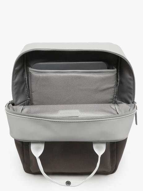 Business Backpack 1 Compartment + 15'' Laptop Kapten and son Gray backpack BERGEN other view 3