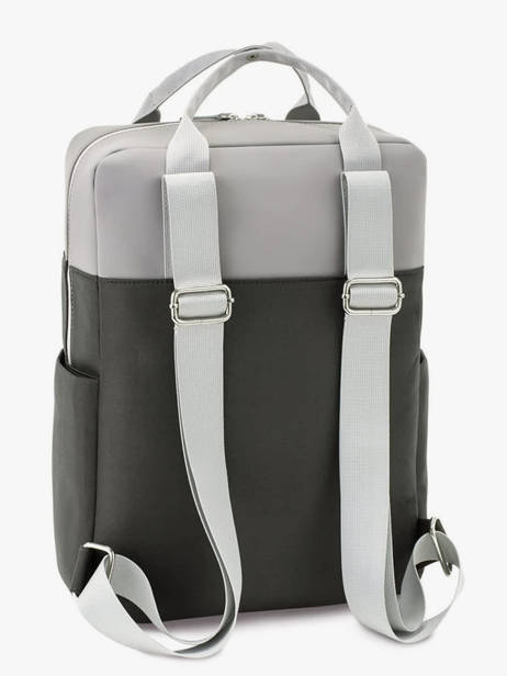 Business Backpack 1 Compartment + 15'' Laptop Kapten and son Gray backpack BERGEN other view 4