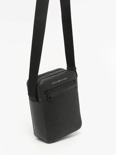 Crossbody Bag Tommy hilfiger Black monogram AM13836 other view 1
