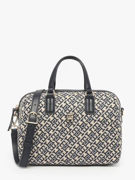 Sac Porté Main Th Jacquard Polyester Recyclé Tommy hilfiger Vert th jacquard AW17633