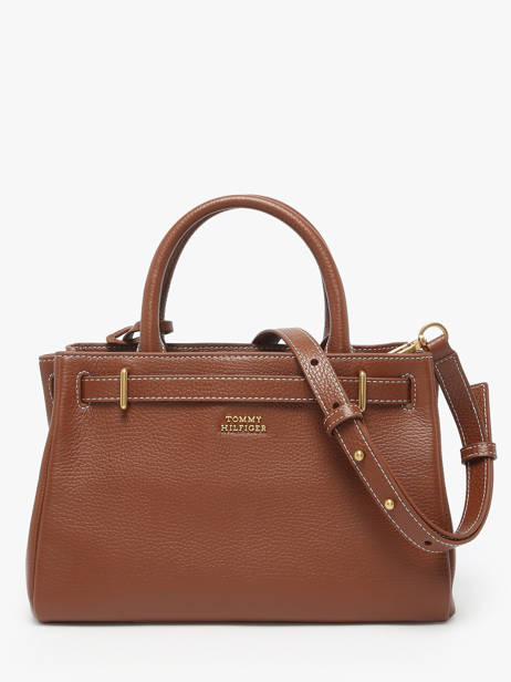 Satchel American Icon Leather Tommy hilfiger Brown american icon AW17926 other view 3