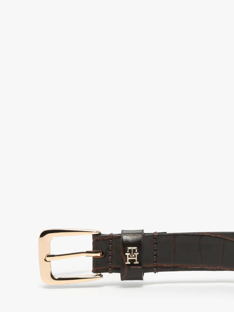 Ceinture Tommy hilfiger Marron th libre AW17975 vue secondaire 1