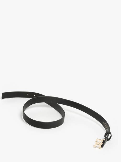 Ceinture Tommy hilfiger Noir th logo AW17496 vue secondaire 2