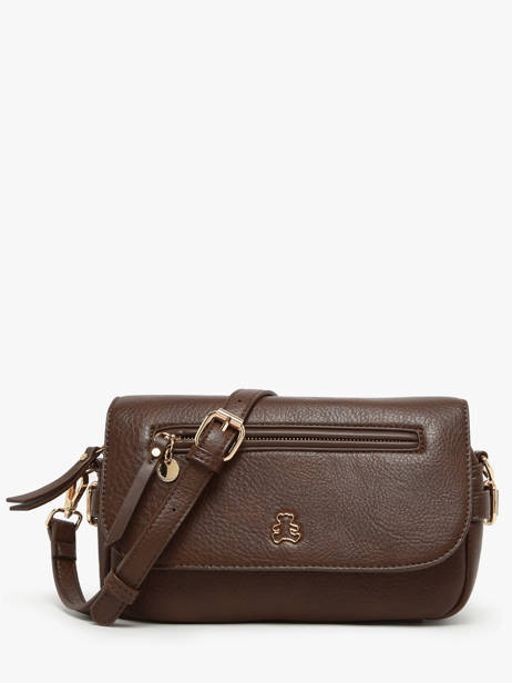 Shoulder Bag Zip Lulu castagnette Brown zip YRONDE
