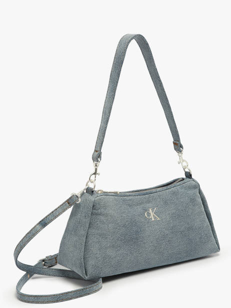 Shoulder Bag Logo Denim Cotton Calvin klein jeans Blue logo denim 4F3222G other view 2