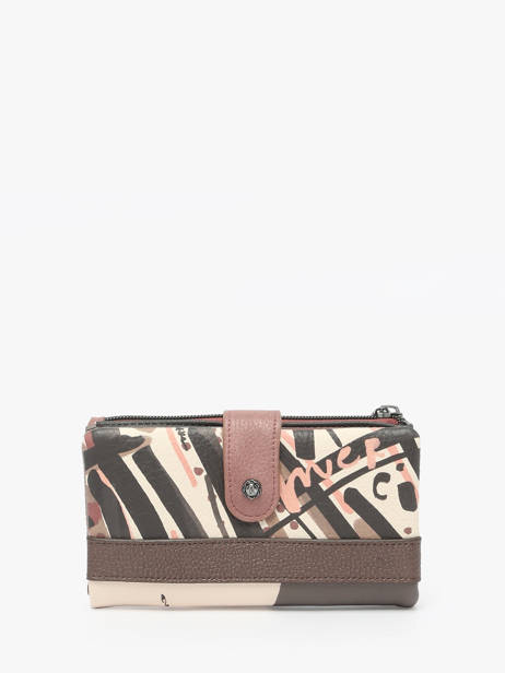 Wallet Anekke Gray mademoiselle 41809907 other view 2
