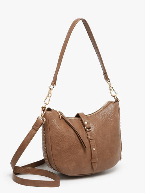 Shoulder Bag Bride Lulu castagnette Brown bride ZAYDEN other view 2