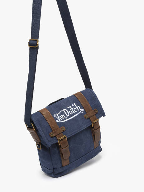 Sac Messenger Nark Von dutch Bleu bags NARK vue secondaire 2
