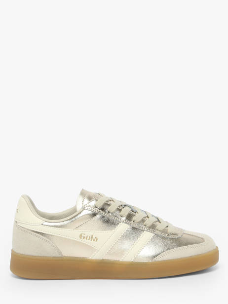 Sneakers In Leather Gola Gold women CLB783