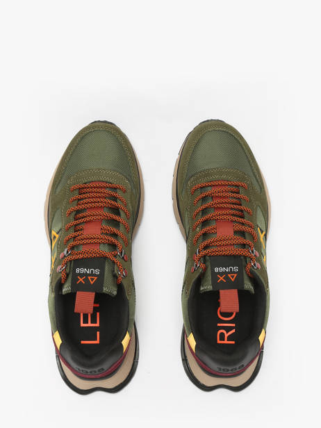 Boots In Leather Sun68 Green men Z4513074 other view 3