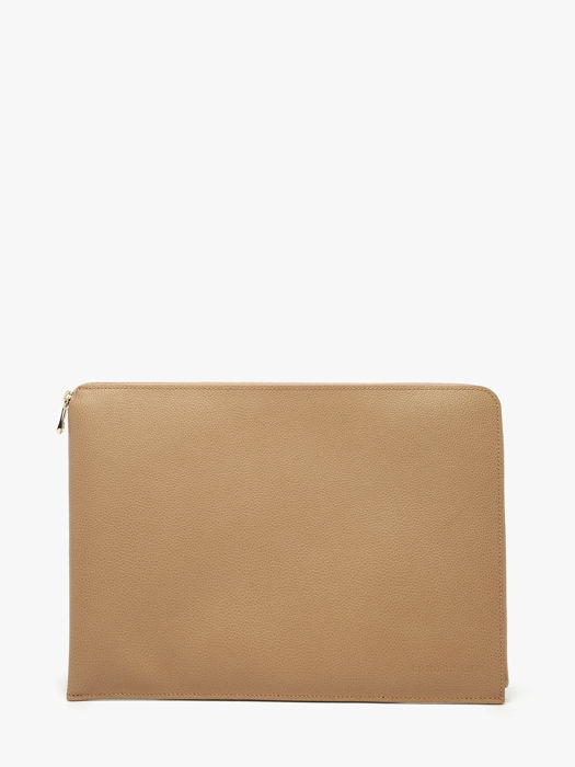 Longchamp Le foulonné Etui passeport Beige