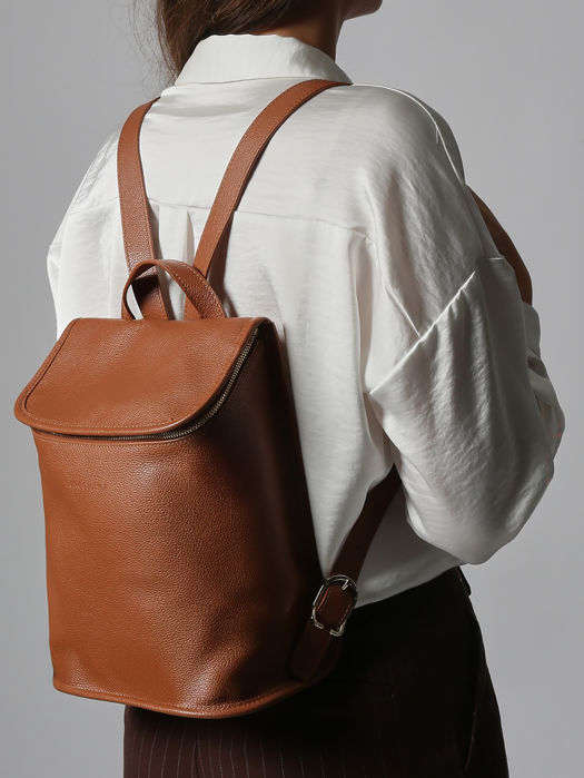 Longchamp Le foulonné Backpack Brown