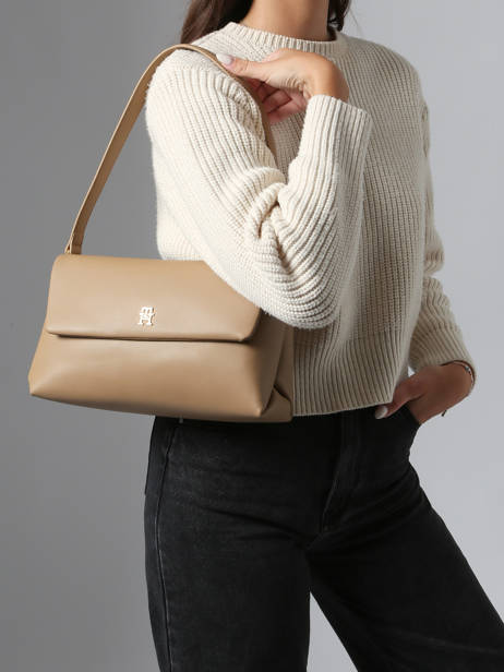 Crossbody Bag Modern Tommy Recycled Polyester Tommy hilfiger Brown modern tommy AW17695 other view 1