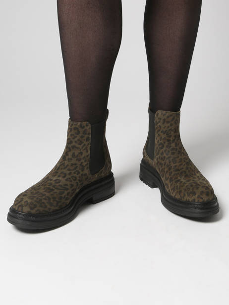 Boat Shoes In Leather Aliwell Green women A0631 other view 1