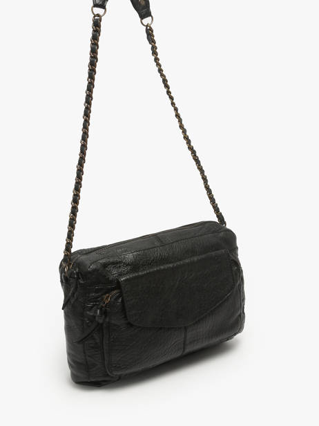 Leather Naina Crossbody Bag Pieces Black naina 17122474 other view 2