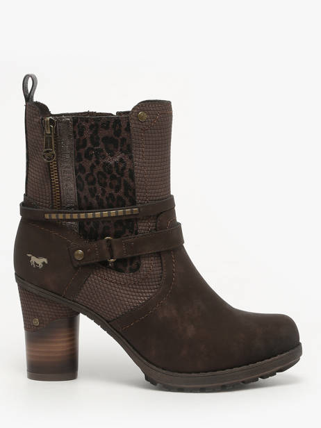 Heeled Boots Mustang Brown women M0162008