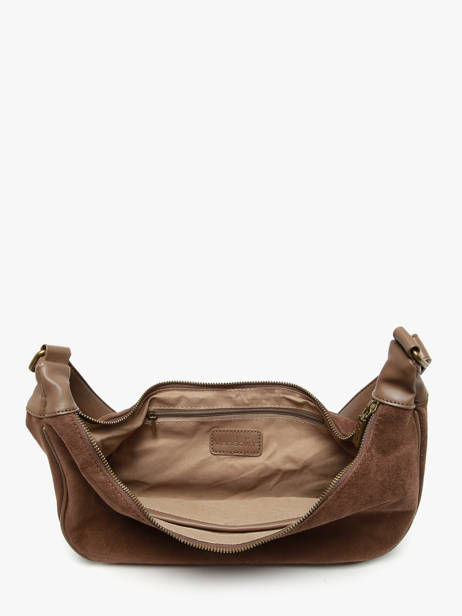 Shoulder Bag Velvet Soft Miniprix Brown velvet soft 27592 other view 2