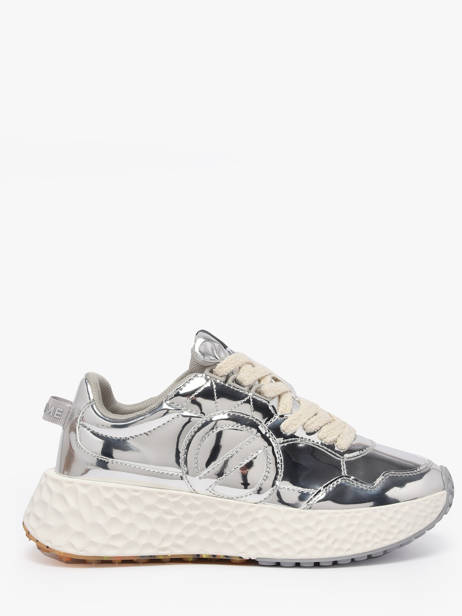 Sneakers Carter Jogger In Leather No name Silver women VEMI01AL