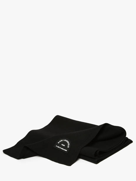 Scarf Rue St Guillaume Karl lagerfeld Black rsg A4W33113 other view 2