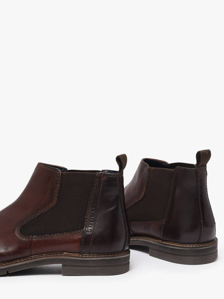 Chelsea Boots En Cuir Bugatti Marron men 11116361 vue secondaire 2