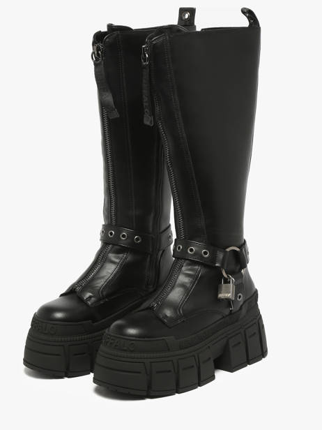 Heeled Boots Buffalo Black women 1270131 other view 1