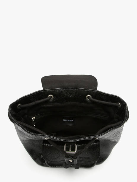 Backpack Eclipte Leather Paul marius Black eclipse BAROUECL other view 3