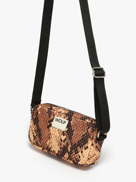 Shoulder Bag Boa Recycled Polyester Wouf Brown boa BM250016 other view 1