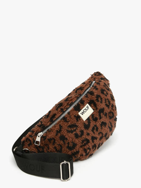 Belt Bag Wouf Brown teddy BW250030 other view 2