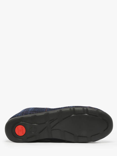 Slippers Isotoner Blue men 98121 other view 4