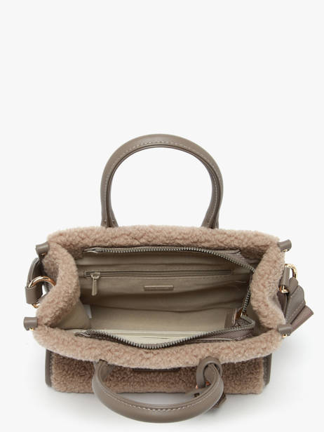 Sac Porté Main Sherpa David jones Marron sherpa CM7667 vue secondaire 3