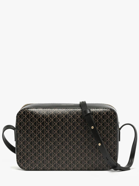 Sac Bandoulière Coated Emblem Calvin klein jeans Noir coated emblem 4F3268G vue secondaire 4