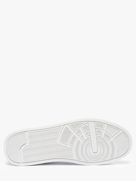 Sneakers En Cuir Tommy hilfiger Blanc men 536702W vue secondaire 4